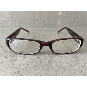 MODERN EYEGLASSES FRAMES ONLY TOMORROW BROWN 51-17-135 FULL RIM